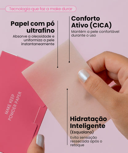 MAKE KEEP POWDER PAPER (50 uni)