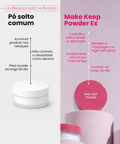 MAKE KEEP POWDER EX - PÓ TRANSLÚCIDO SOLTO 5g